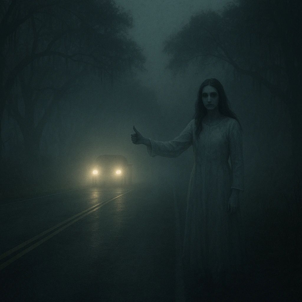 The Phantom Hitchhiker of the Bourg-Larose Highway